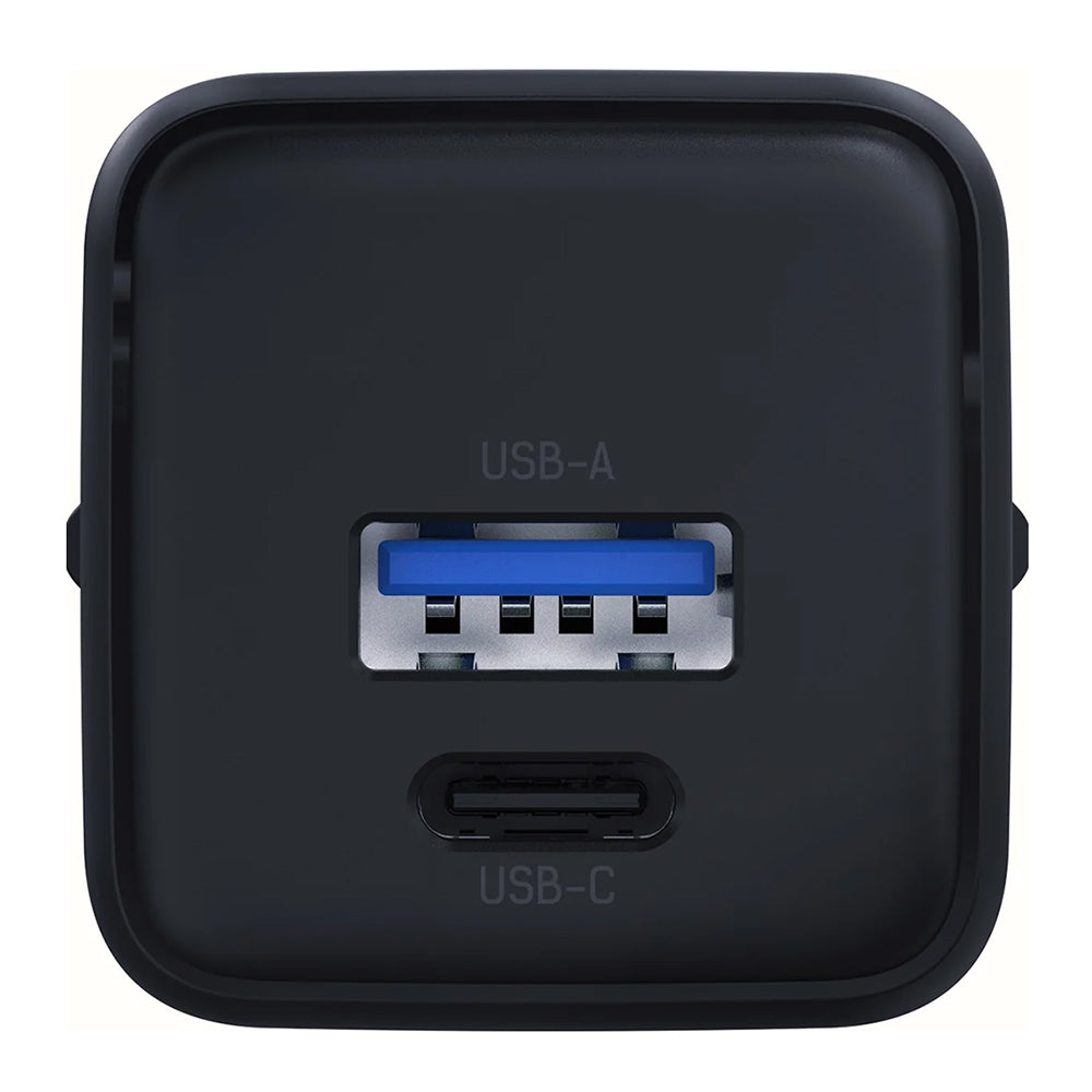 Síťová nabíječka 3MK Hyper, 20W, 3A, 1 x USB-A - 1 x USB-C, Černá