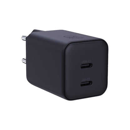Síťová nabíječka 3MK Hyper, 45W, 2 x USB-C, černá