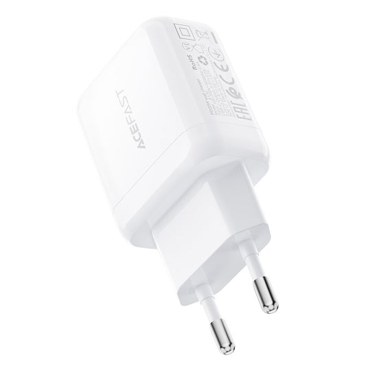 Síťová nabíječka Acefast A130, 20W, 3A, 1 x USB-C, Bílá