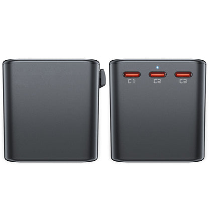 Síťová nabíječka Acefast Travel Z1, 75W, 3.35A, 2 x USB-A - 3 x USB-C, černá