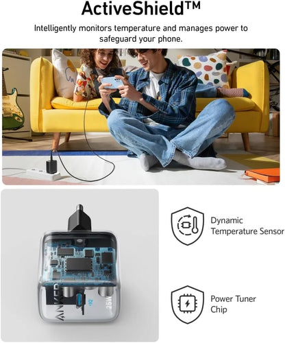 Síťová nabíječka Anker 312 Ace, 25W, 1 x USB-C, černá A2642G11