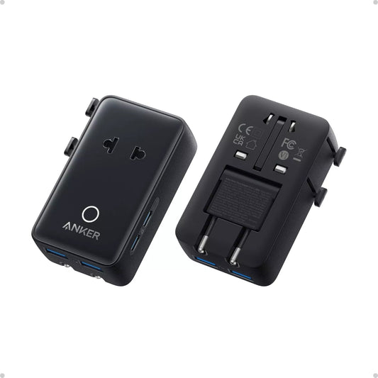 Síťová nabíječka Anker Nano Travel, 20W, 3A, 2 x USB-A - 2 x USB-C, Černá A9215H11