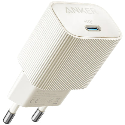 Síťová nabíječka Anker 511 Nano 4, 30W, 3A, 1 x USB-C, bílá A2337G21 