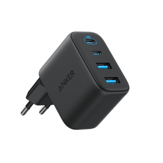 Síťová nabíječka Anker Zolo, 50W, 3A, 2 x USB-A - 2 x USB-C, černá A121EG11