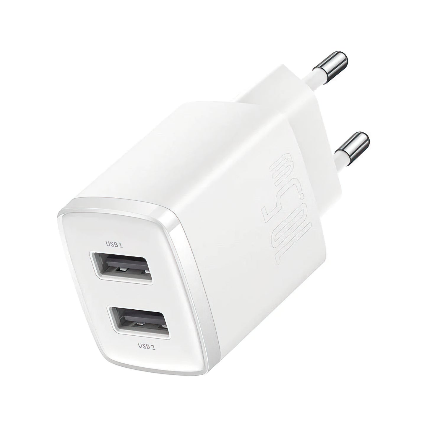 Nabíječka Baseus Compact, 10.5W, 2.1A, 2 x USB-A, Bílá CCXJ010202
