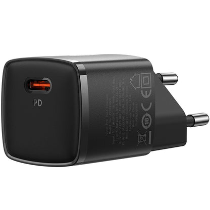 Síťová nabíječka Baseus Cube Pro, 30W, 3A, 1 x USB-C, černá CCXF000301