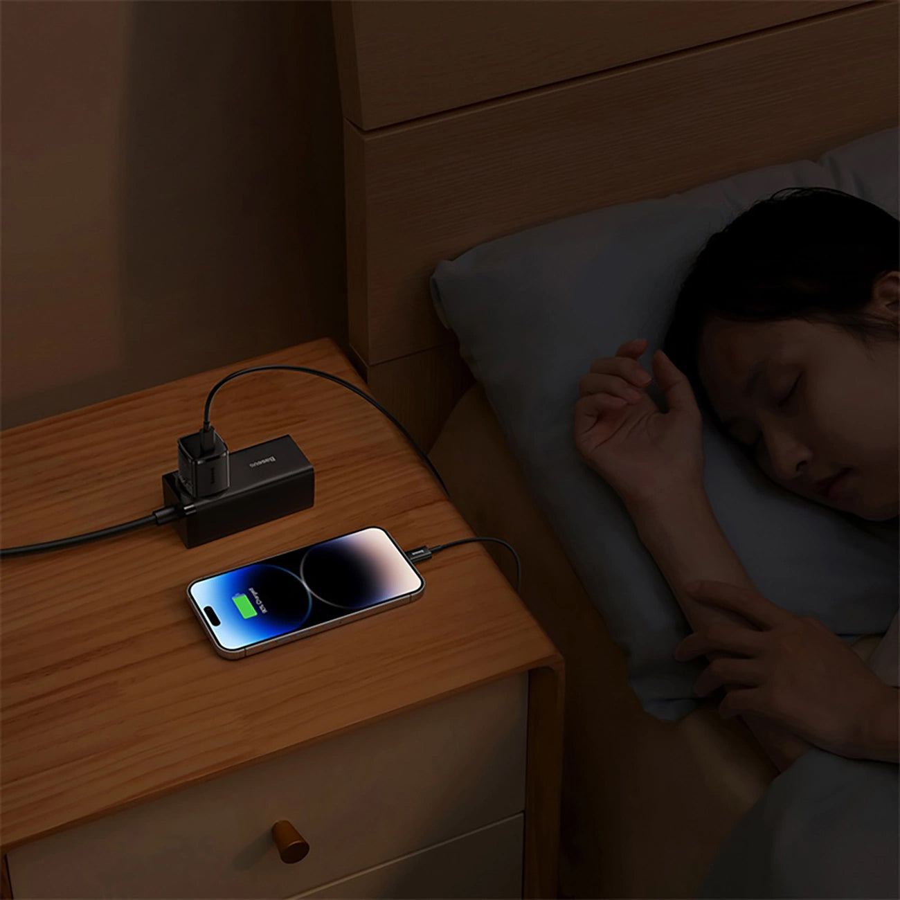 Síťová nabíječka Baseus Cube Pro, 30W, 3A, 1 x USB-C, černá CCXF000301