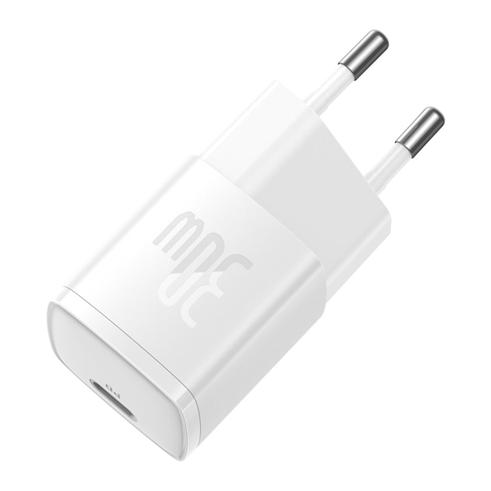 Síťová nabíječka Baseus Cube Pro, 30W, 3A, 1 x USB-C, Bílá CCXF000302