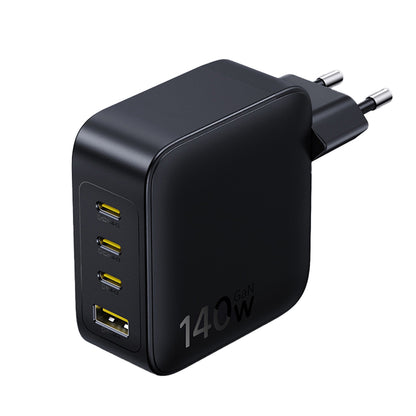 Síťová nabíječka Baseus EnerFill FH11, 140W, 5A, 1 x USB-A - 3 x USB-C, Černá E0121J00