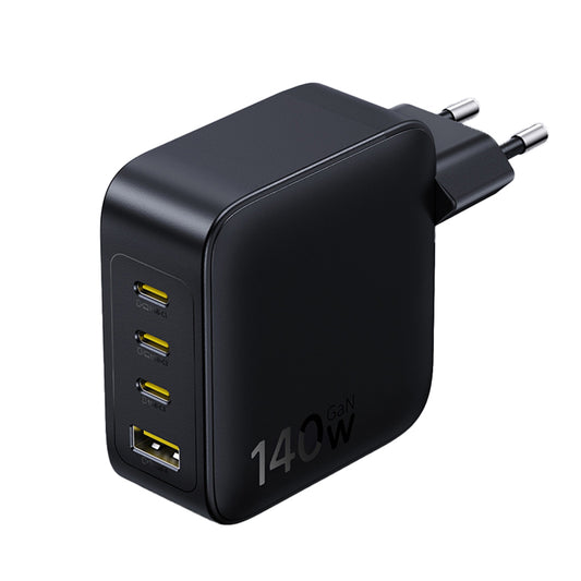 Síťová nabíječka Baseus EnerFill FH11, 140W, 5A, 1 x USB-A - 3 x USB-C, Černá E0121J00