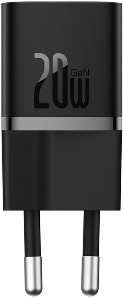 Síťová nabíječka Baseus GaN5 Mini, 20W, 3A, 1 x USB-C, černá CCGN05010101 