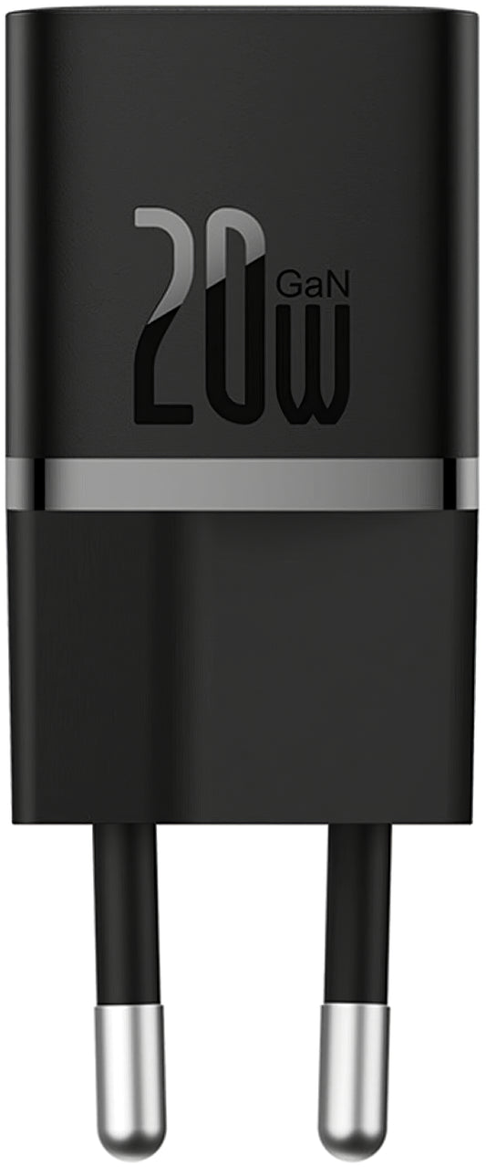 Síťová nabíječka Baseus GaN5 Mini, 20W, 3A, 1 x USB-C, černá CCGN05010101 