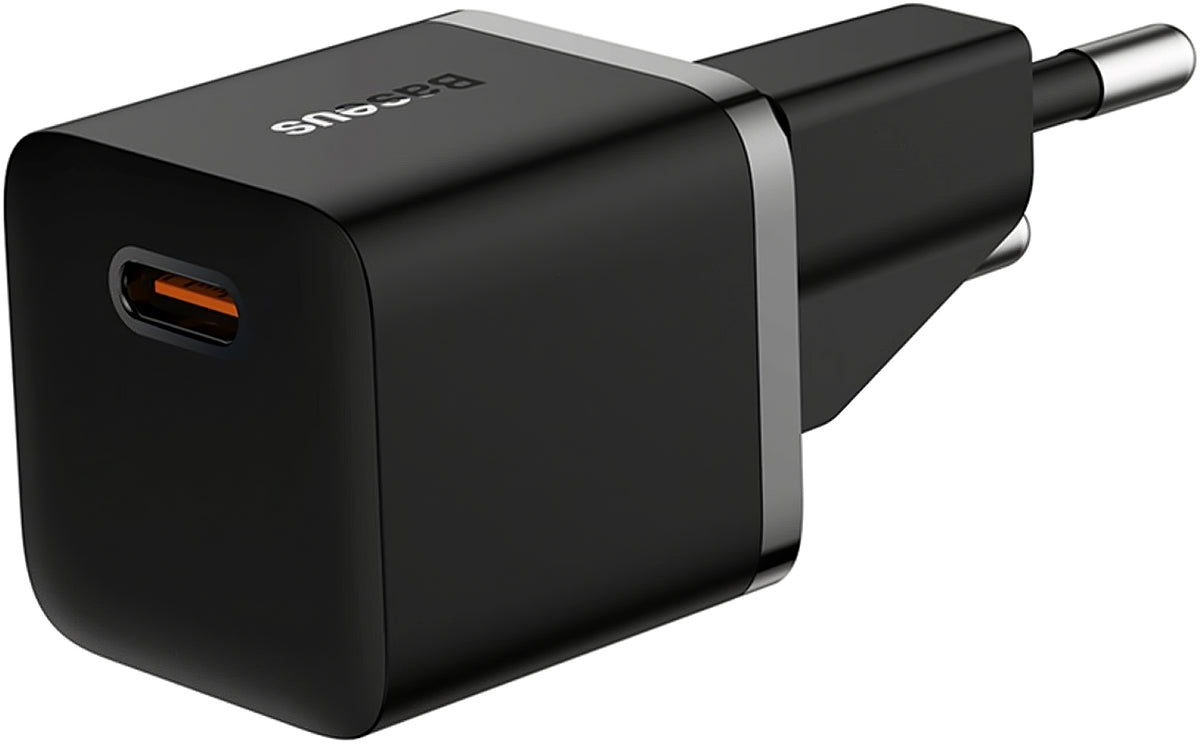 Síťová nabíječka Baseus GaN5 Mini, 20W, 3A, 1 x USB-C, černá CCGN05010101 