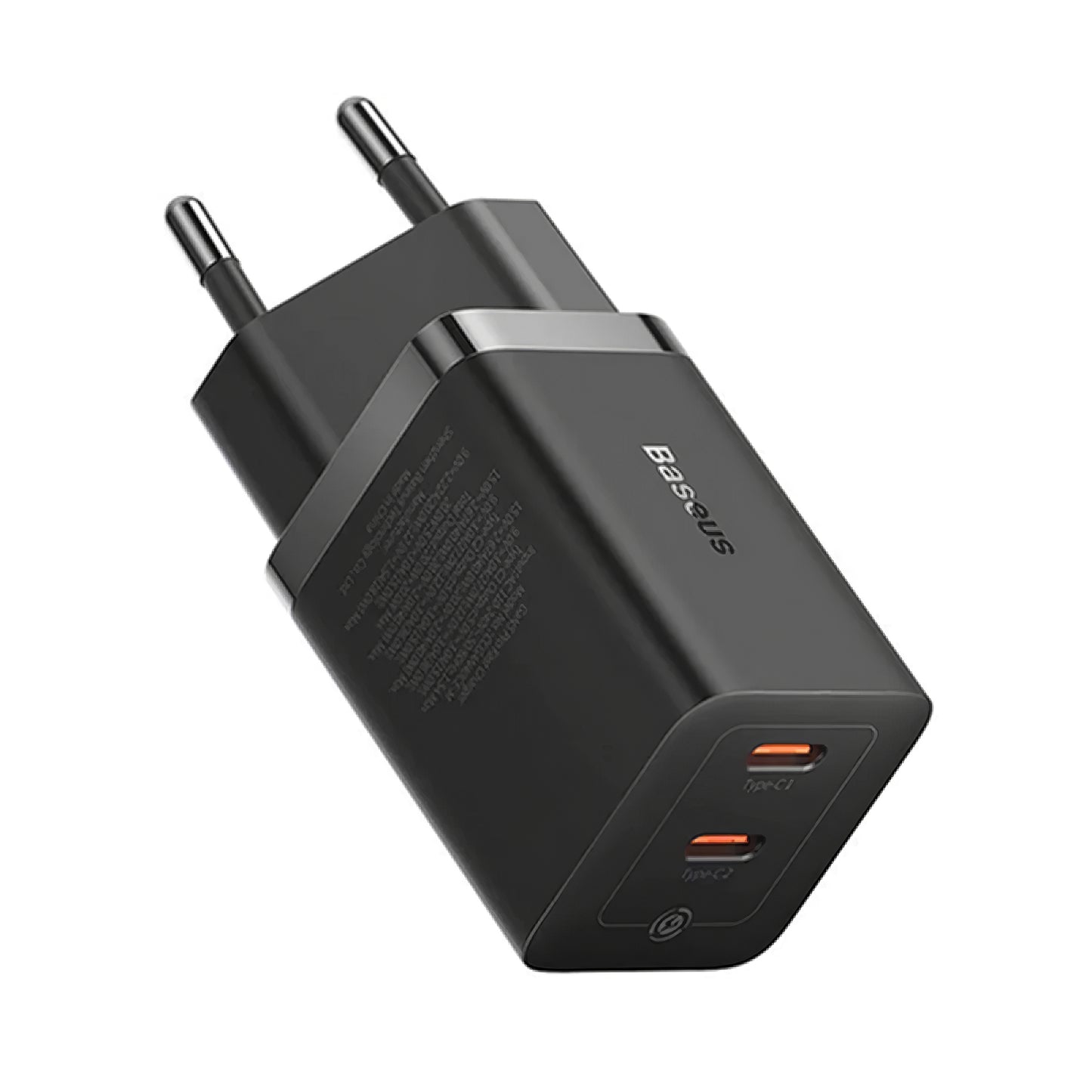 Síťová nabíječka Baseus GaN5 Pro, 40W, 3A, 2 x USB-C, černá CCGP180101