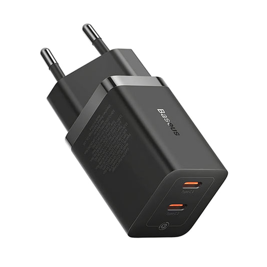 Síťová nabíječka Baseus GaN5 Pro, 40W, 3A, 2 x USB-C, černá CCGP180101