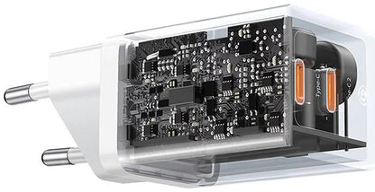 Nabíječka Baseus GaN5 Pro, 40W, 3A, 2 x USB-C, Bílá CCGP180102