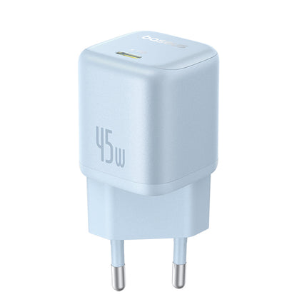 Síťová nabíječka Baseus PicoGo, 45W, 3A, 1 x USB-C, Modrá P10176800313-00