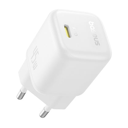 Síťová nabíječka Baseus PicoGo, 45W, 3A, 1 x USB-C, Bílá P10176800213-00
