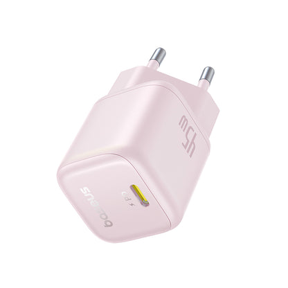 Síťová nabíječka Baseus PicoGo, 45W, 3A, 1 x USB-C, Růžová P10176800413-00