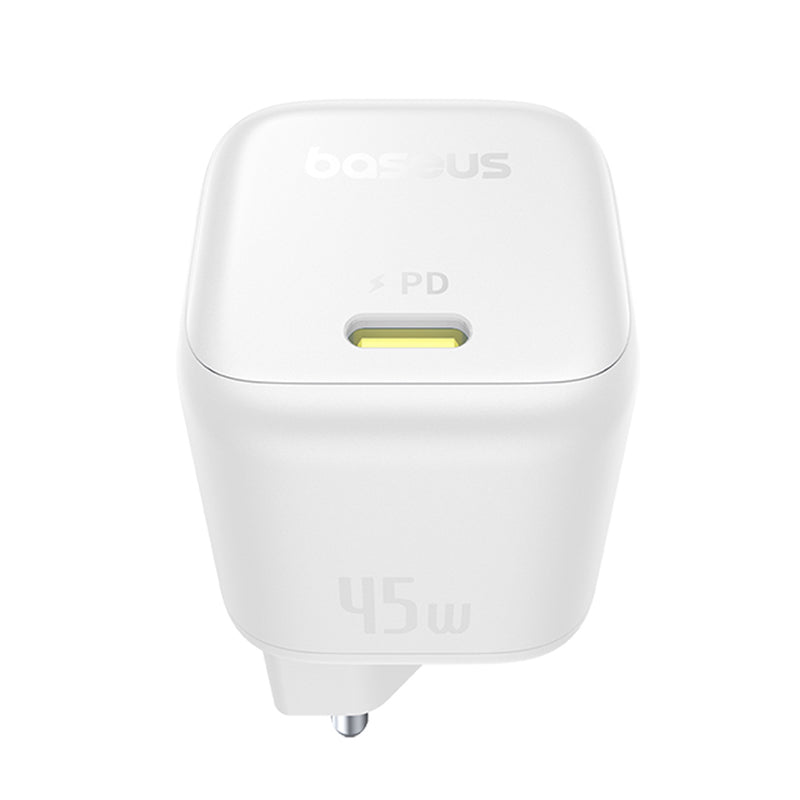 Síťová nabíječka Baseus PicoGo, 45W, 3A, 1 x USB-C, Bílá P10176800213-00