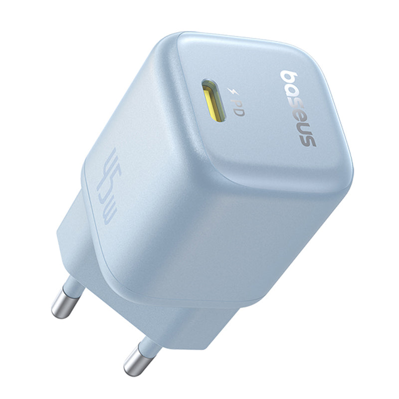 Síťová nabíječka Baseus PicoGo, 45W, 3A, 1 x USB-C, Modrá P10176800313-00