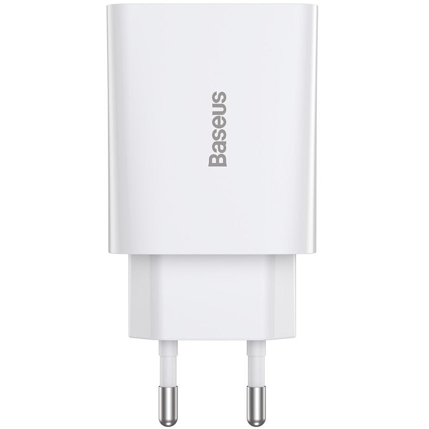 Nabíječka Baseus Speed Mini, 20W, 3A, 1 x USB-C, Bílá CCFS-SN02