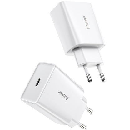 Nabíječka Baseus Speed Mini, 20W, 3A, 1 x USB-C, Bílá CCFS-SN02