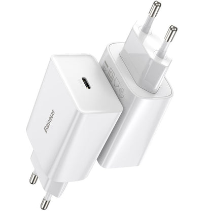 Nabíječka Baseus Speed Mini, 20W, 3A, 1 x USB-C, Bílá CCFS-SN02
