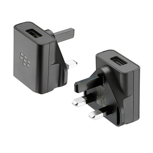 Síťová nabíječka BlackBerry RM0300 UK, 6,5W, 1,3A, 1 x USB-A, černá ASY-58929-003