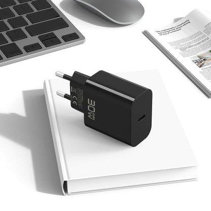 Síťová nabíječka Blavec BC-14, 30 W, 3 A, 1× USB-C, černá