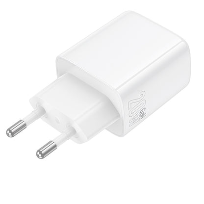 Síťová nabíječka Borofone BN27 Fuente, 20W, 3A, 1 x USB-A - 1 x USB-C, Bílá
