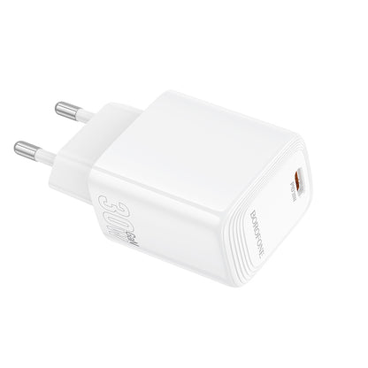 Síťová nabíječka Borofone BN28 Fuente, 30W, 3A, 1 x USB-C, Bílá