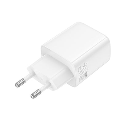 Síťová nabíječka Borofone BN29 Fuente, 30W, 3A, 1 x USB-A - 1 x USB-C, Bílá