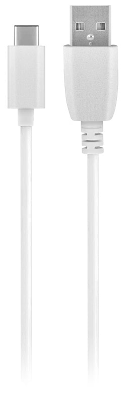Síťová nabíječka s kabelem USB-C MaXlife MXTC-01, 10,5W, 2,1A, 1 x USB-A, bílá