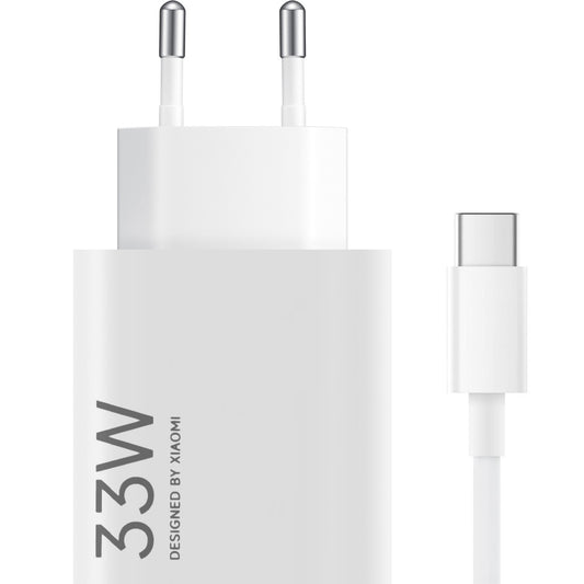 Síťová nabíječka s kabelem USB-C Xiaomi, 33W, 3A, 1 x USB-A, Bílá BHR9956EU