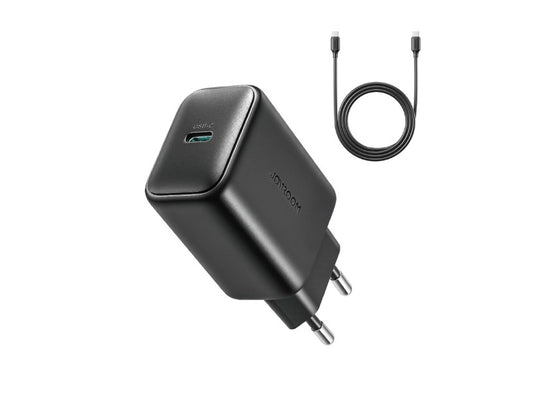 Síťová nabíječka s kabelem USB-C Joyroom JR-TCF23, 25W, 3A, 1 x USB-C, černá
