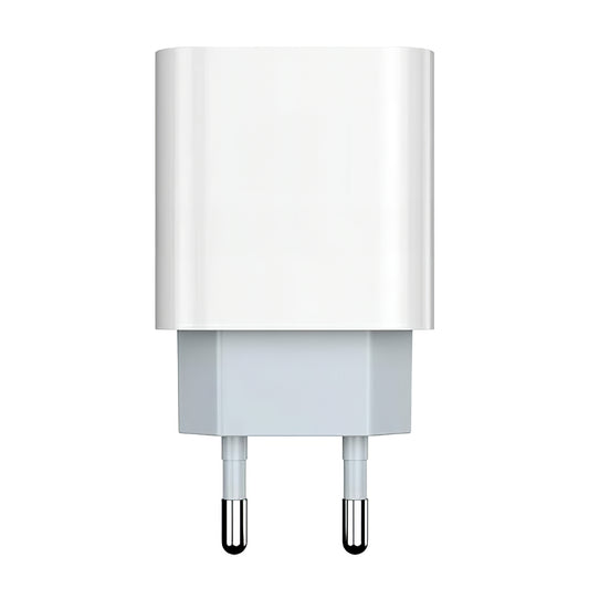 Síťová nabíječka s kabelem USB-C Prestico F8S, 20W, 3A, 1 x USB-C, bílá