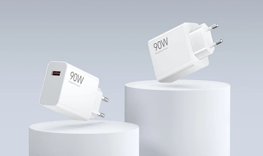 Síťová nabíječka s kabelem USB-C Xiaomi, 90W, 6.1A, 1 x USB-A, Bílá