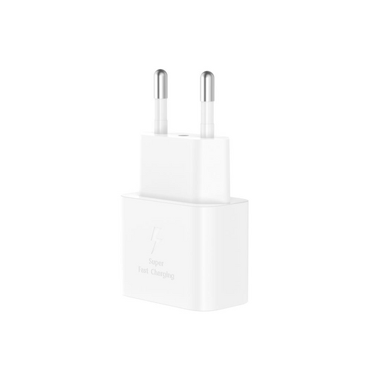 Síťová nabíječka s kabelem USB-C XO Design L167, 25W, 3A, 1 x USB-C, Bílá