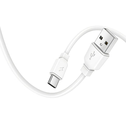 Network Charger with USB-C Cable Prestico F15S-C, 30W, 3A, 1 x USB-C, White