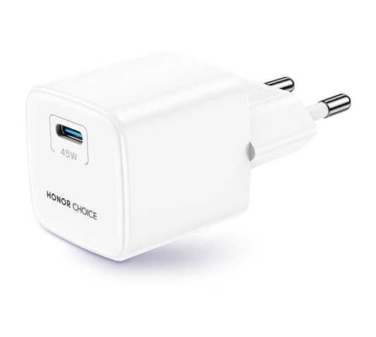 Síťová nabíječka s kabelem USB-C Honor Choice CP045E, 45W, 3A, 1 x USB-C, bílá 5504ALHP