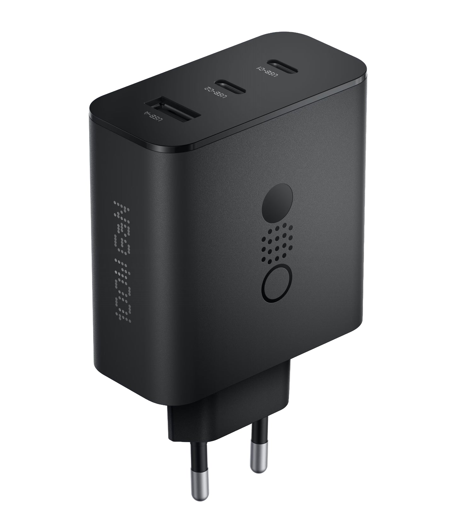 Síťová nabíječka s kabelem USB-C CMF by Nothing C349, 100W, 5A, 1 x USB-A - 2 x USB-C, Šedá A10800016