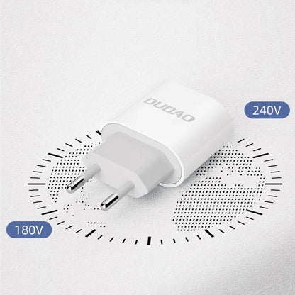 Síťová nabíječka s kabelem USB-C Dudao A14EUC, 20W, 3A, 1 x USB-C, Černá