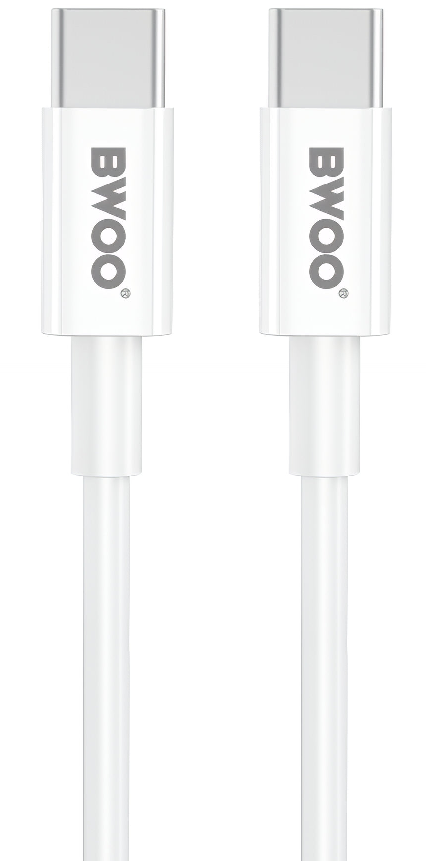 Síťová nabíječka s kabelem USB-C BWOO CDA159, 20W, 3A, 1 x USB-C, Bílá