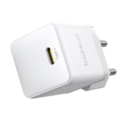 Síťová nabíječka s kabelem USB-C Baseus Palm, 20W, 3A, 1 x USB-C, Bílá P10111602213-01