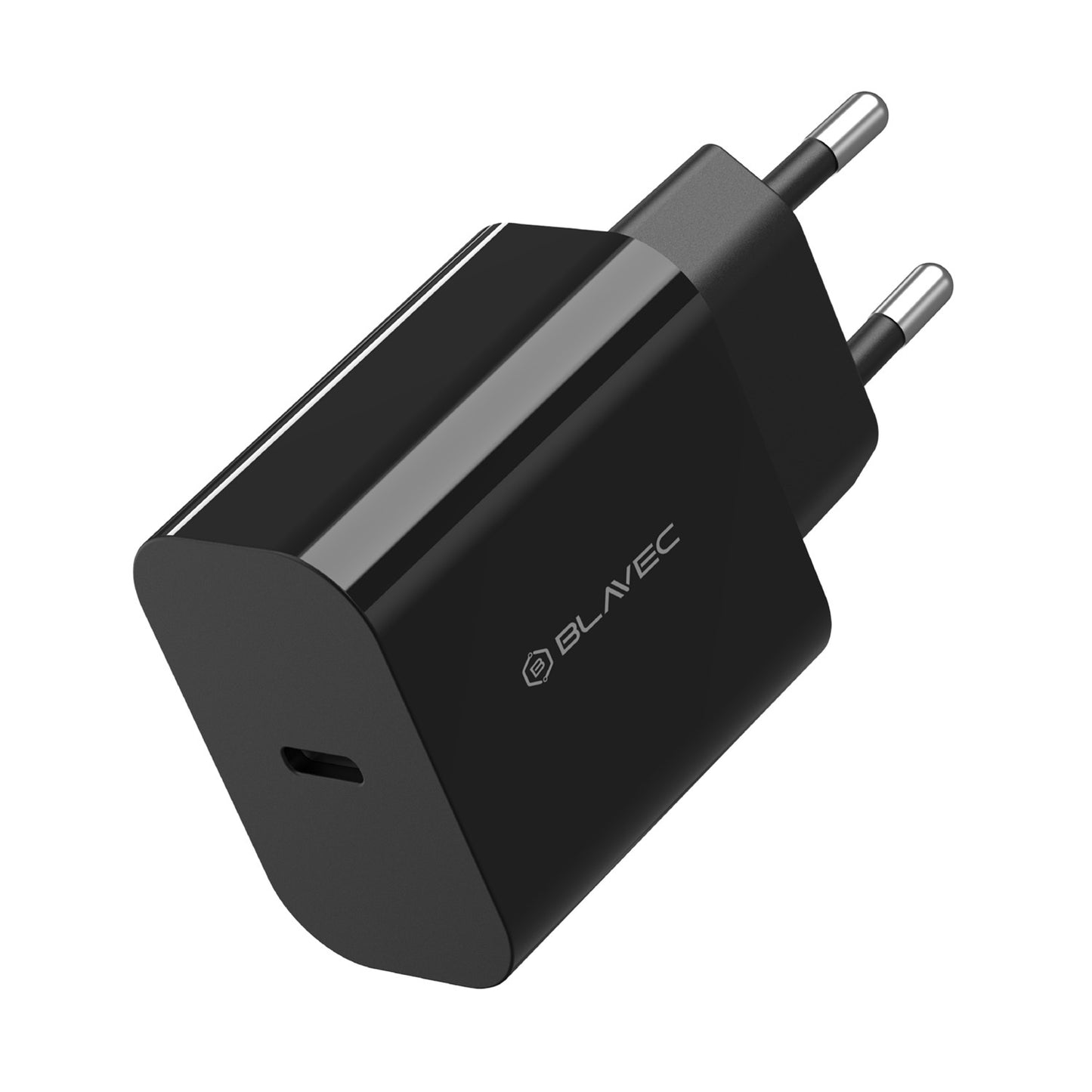 Síťová nabíječka s kabelem USB-C Blavec BC-7, 45W, 3A, 1 x USB-C, černá