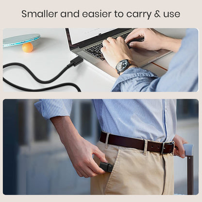 Síťová nabíječka s kabelem Lightning Lito LC15L, 20W, 3A, 1 x USB-A - 1 x USB-C, černá