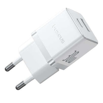 Síťová nabíječka s kabelem USB-C Baseus Palm, 30W, 3A, 1 x USB-A - 1 x USB-C, bílá P1011160A213-01