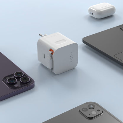 Síťová nabíječka s kabelem USB-C Fixed, 65W, 3.25A, 1 x USB-C, černá