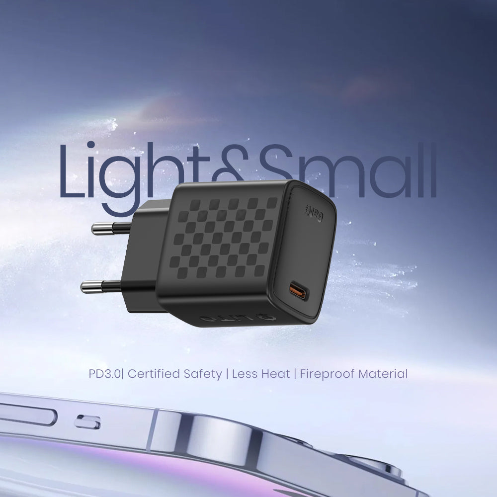 Síťová nabíječka Lito LC17, 30W, 3A, 1 x USB-C, Černá